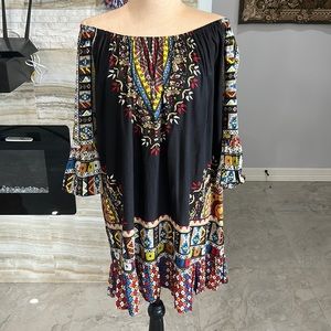 South Main Multicolor Dress‎ Size 2XL